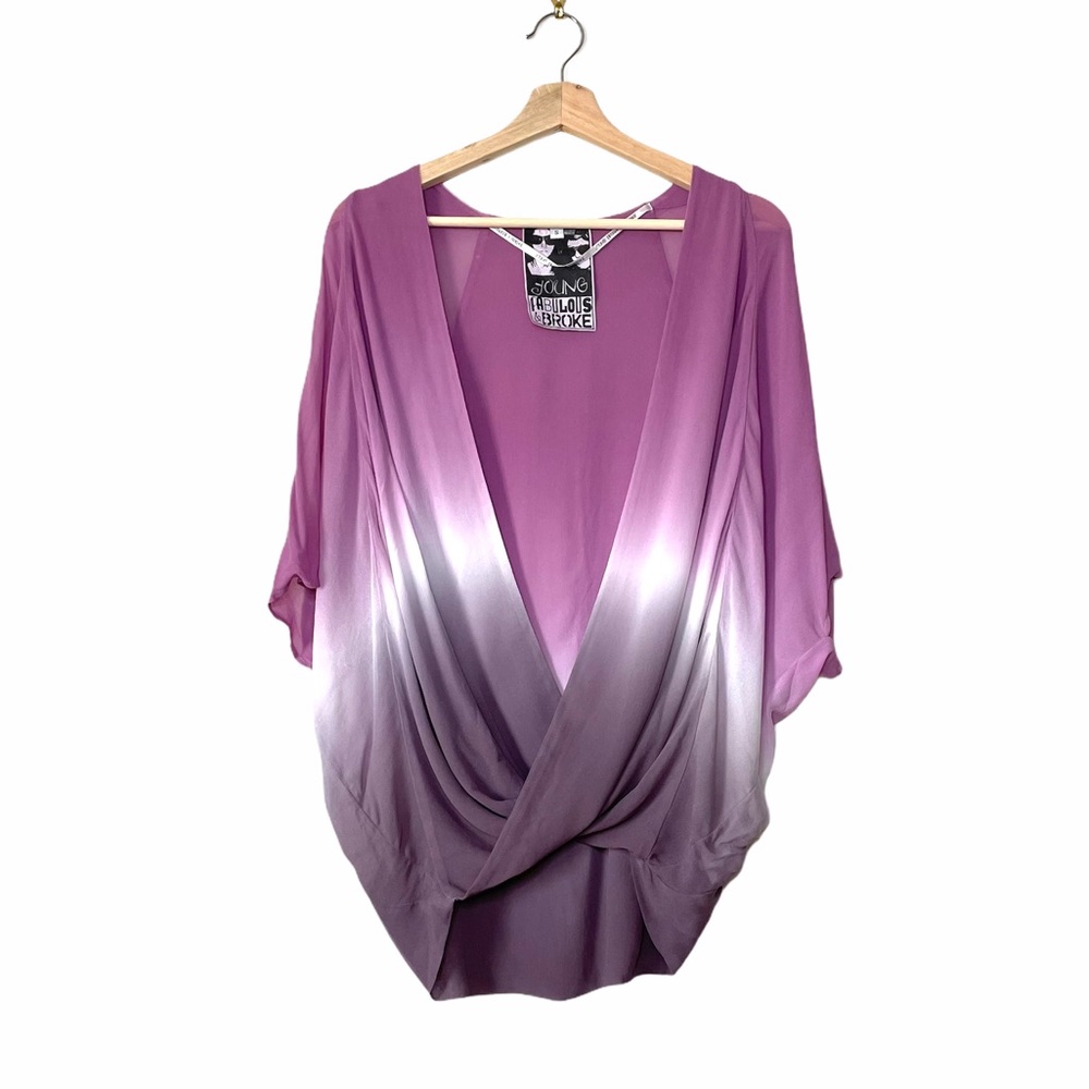 Young Fabulous & Broke Ombre Cover Up Top